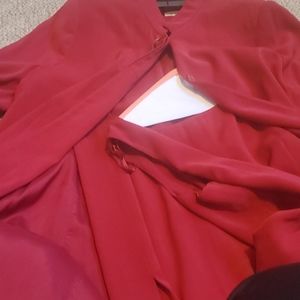 Red Amanda Smith suit